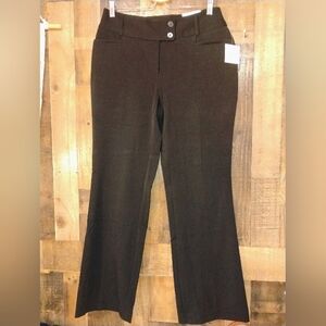 NWT Rafaella Curvy Women’s Black Tapered Boot Dess Pants Size 6